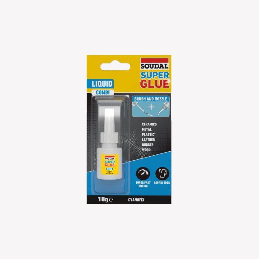 Super Glue Liquid 10g Combi - Soudal