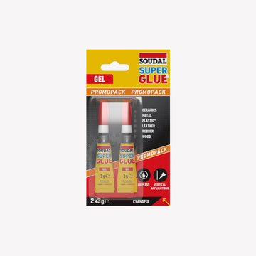 Super Glue Gel 3g+3g - Soudal