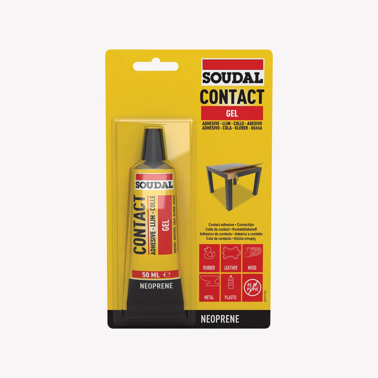 Cola Neoprene em Gel - Soudal