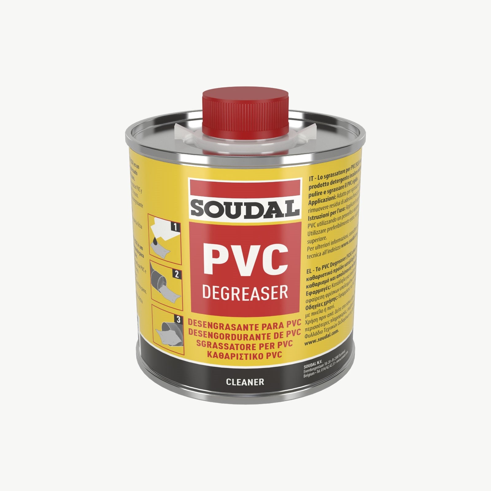 Desengordurante para PVC
