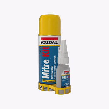 Mitre Kit: Cola Cianoacrilato + Activador - Soudal