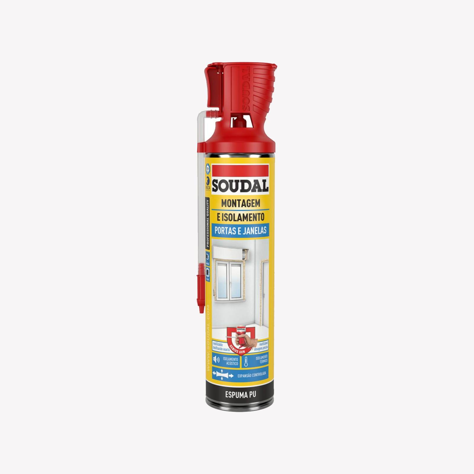 Espuma Genius Gun Portas & Janelas - Soudal