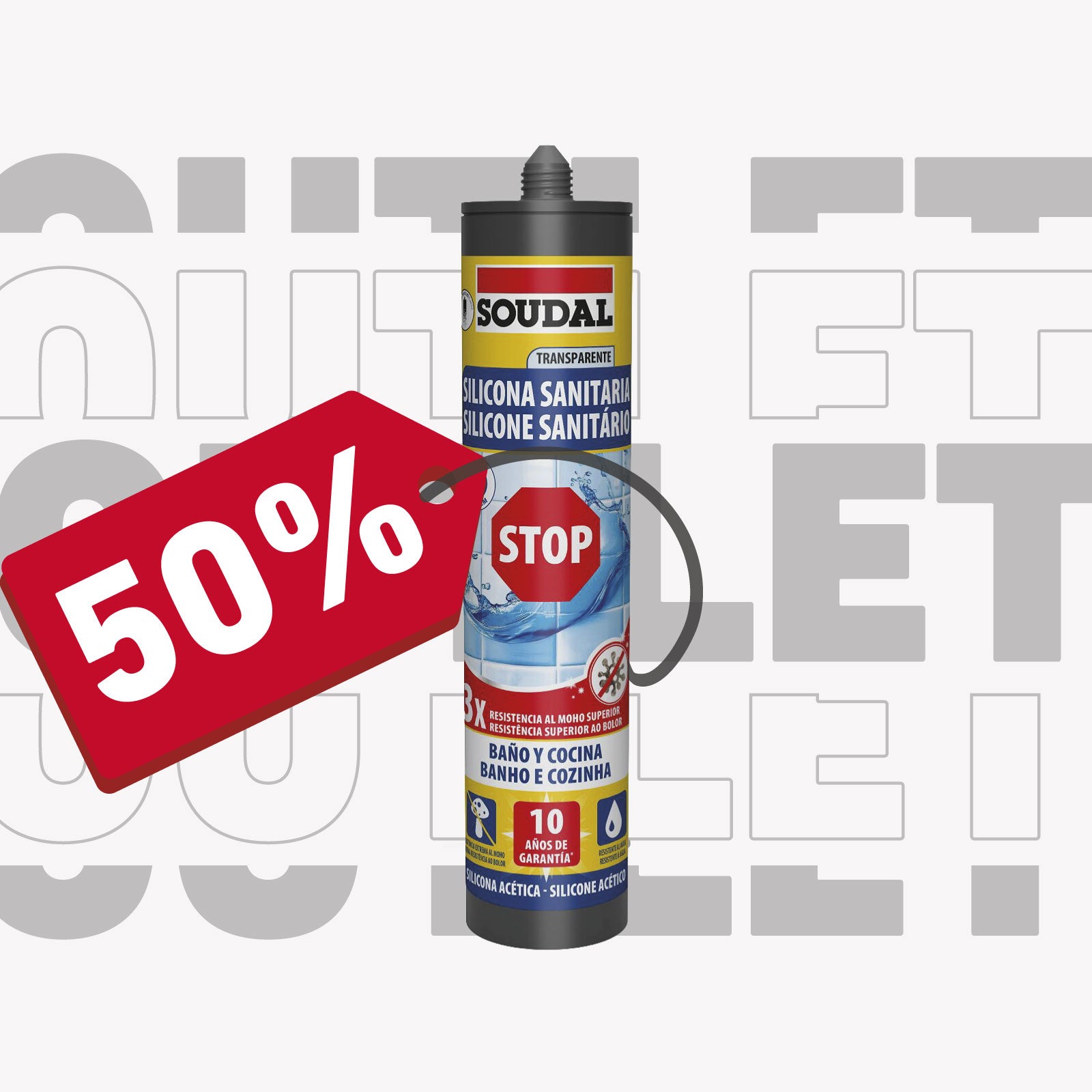 Silicone Sanitário STOP (Outlet)