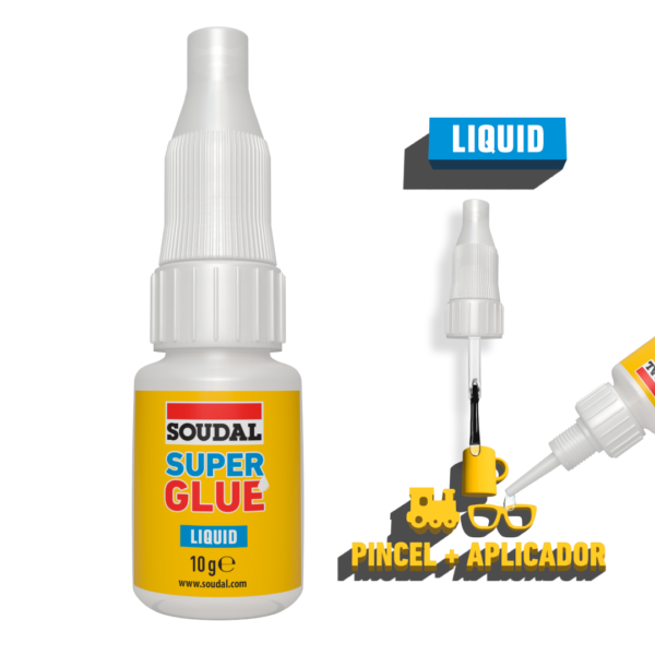 Soudal SuperGlue Liquid 10g Combi